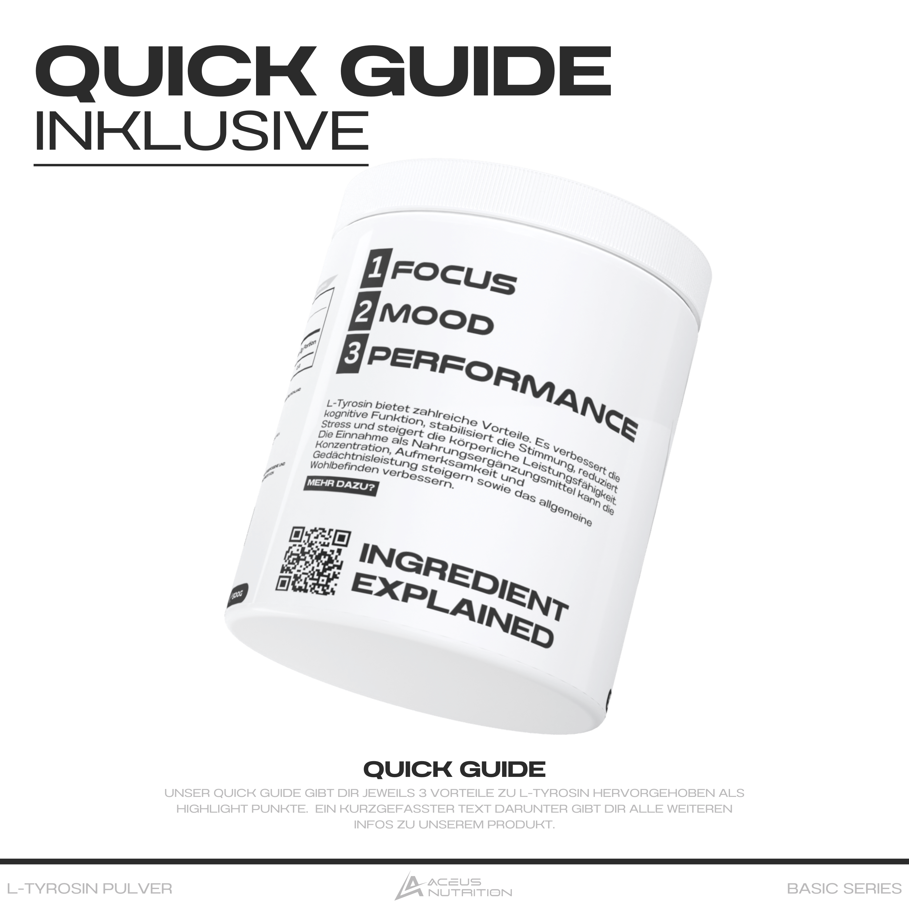 L TYROSIN - Aceus Nutrition
