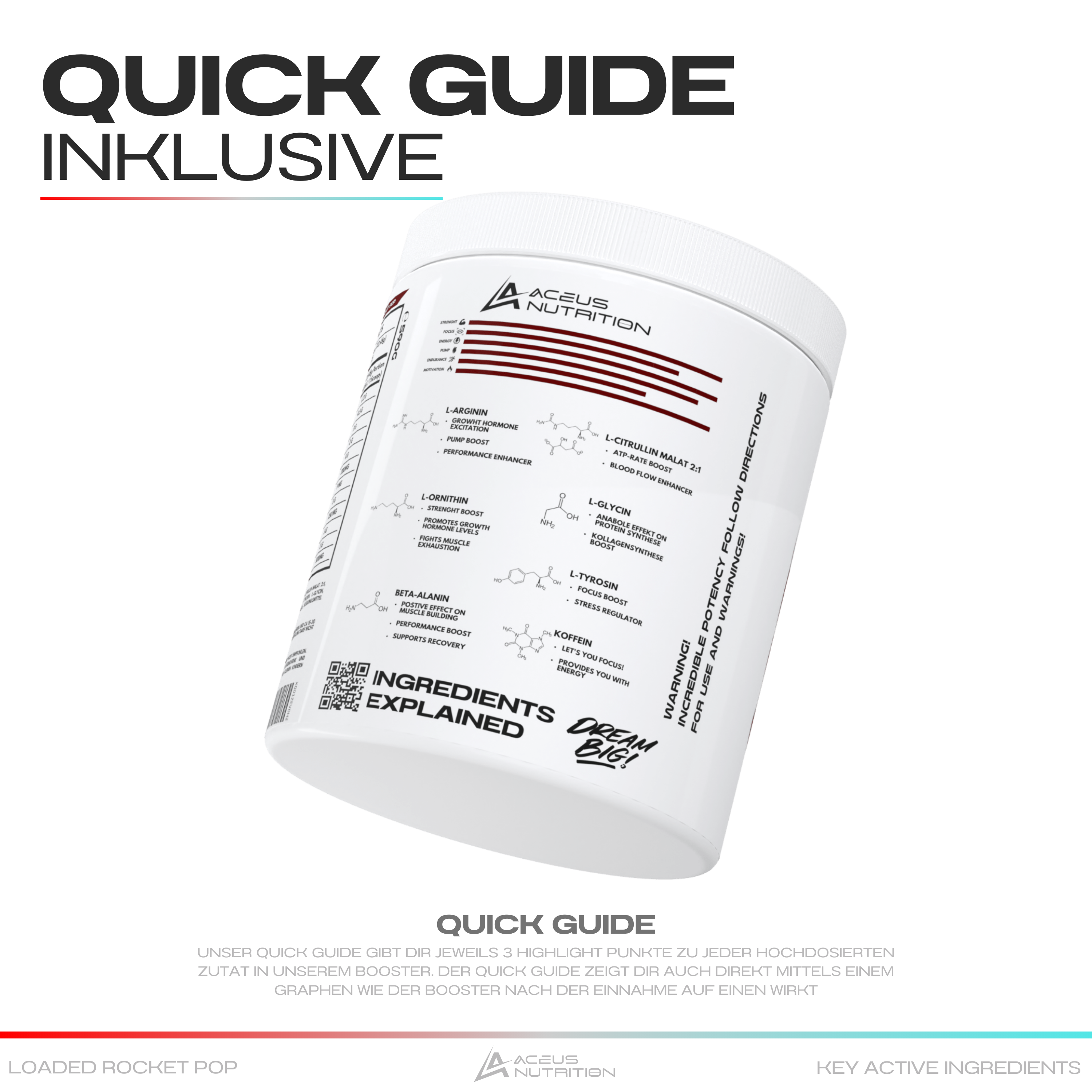 LOADED PRE ROCKET POP - Aceus Nutrition