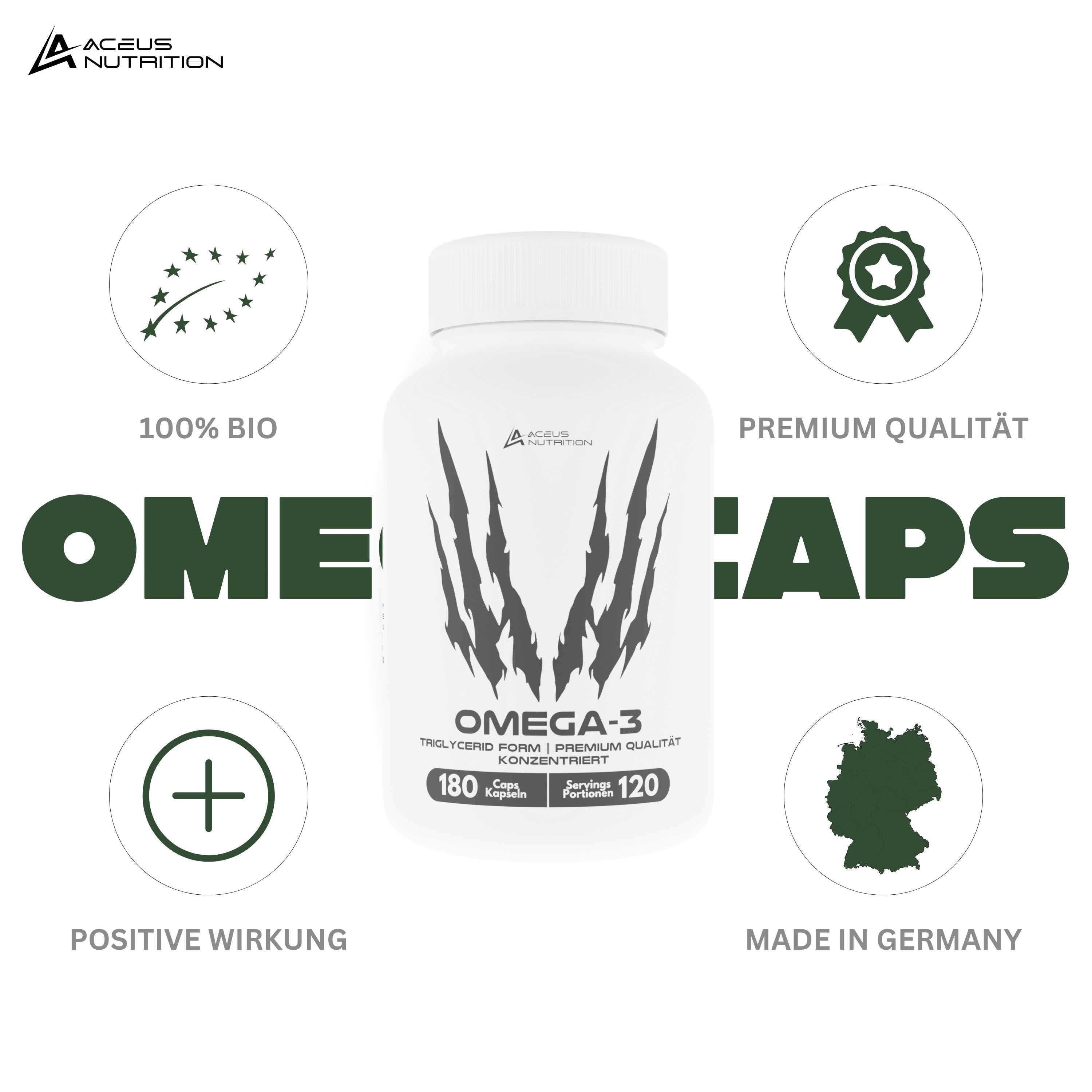 Omega-3 Kapseln Nahaufnahme